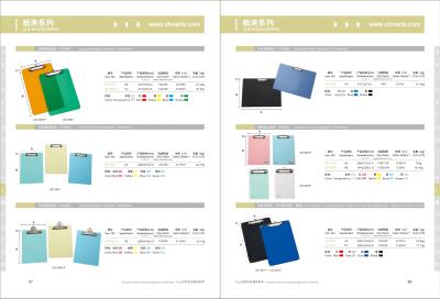 China Solid Color Office Stationery Items Frosty Plastic Transparent Clipboard A3 A4 A5 for sale