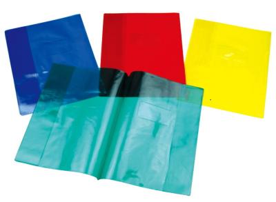 中国 ポリ塩化ビニールは折り返しA4の演習帳カバー プラスチック ファイル ホルダーと染まった 販売のため