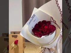 57*57cm クラフト紙 インターネット有名人 バレエスタイル DIY 花柄 フラワーラッピングペーパー