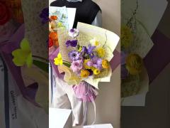 母の日 ファレノプシス マット 花の包装紙 ファッションで防水性のある花芸素材