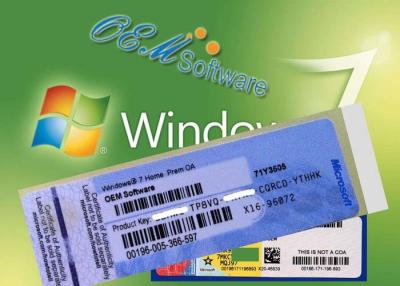 China Global Working Windows 7 PC Product Key , 100 % Online Windows Coa License for sale