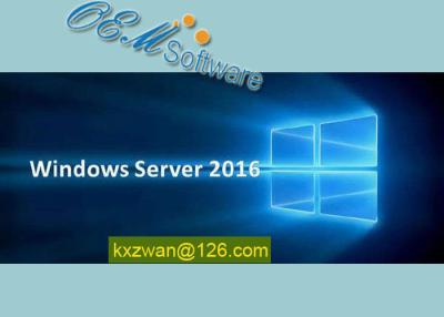 China COA DVD Genuine Windows Server 2016 Standard Key OEM for sale