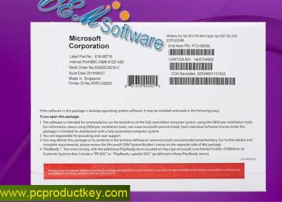 China Economic Windows Server 2012 Versions 2019 Standard License Key Package for sale