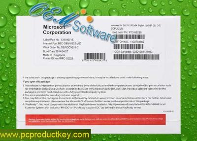 中国 オペレーティング システム英国版Windowsサーバー2012 R2標準的なOem Std 販売のため