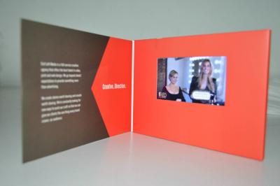 China 7inch touch screen video brochure for business advertising for sale