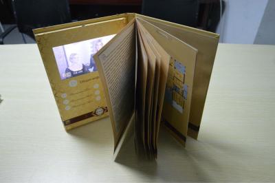 China Best brochure design Video booklet greeting card brochure, touch screen optional for ad for sale