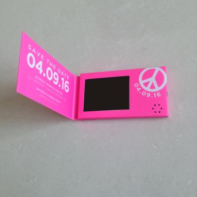 China Paper Material and video business card Card Type video business card for sale