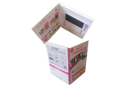China Tarjeta video del folleto de la pantalla de la introducción de productos 4.3inch TFT de la compañía de Daiichi-Sankyo/tarjeta de publicidad video en venta