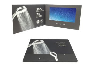 China Tarjeta video del folleto del negocio del regalo de la pantalla LCD más nueva del papel 10,1” para la tarjeta de publicidad de la promoción de Bathroon en venta