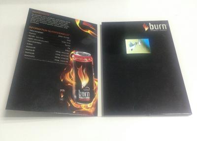 China Art&Collectible Use and video advertising brochure Product Type video advertising brochure 2.4” TFT screen  video card for sale