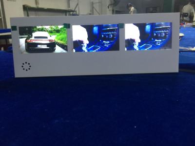 China Tira material de la reproducción de vídeo de la pantalla 4.3inch de la pantalla de visualización del LCD de la barra del estante del papel multi de la publicidad para el supermercado en venta