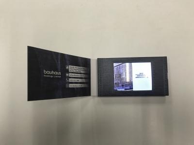 China Custom design video business card Full printing paper card 2.4inch LCD screen business card name card identity card for sale