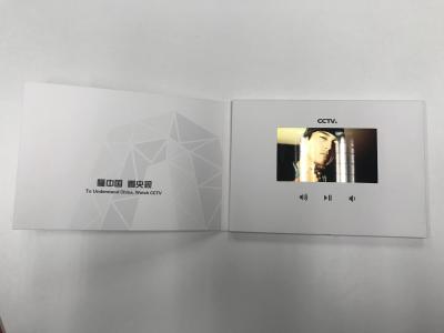 China 2018 folletos video de la pantalla del lcd del estilo del libro empapelan el material 5