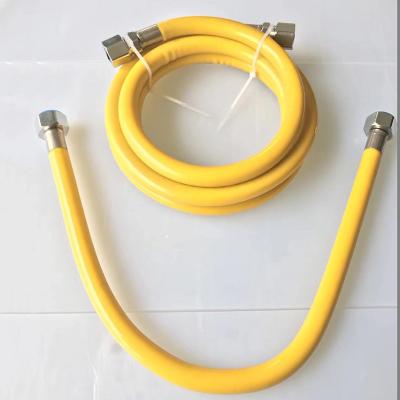 China Single Thread Cooker Gas Hose , rat bite proof Gas Stove Flexible Hose DN10 for sale