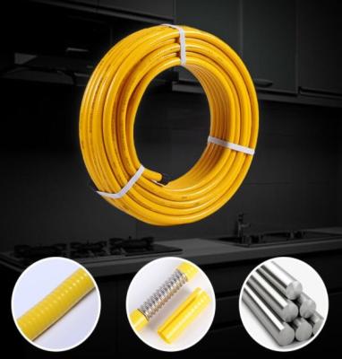 China DN13 Gas Flexible Hose , Germany Standard Stainless Steel Flex Gas Line Anti Explosion for sale