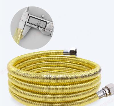 China SUS 304 CSST Corrugated Stainless Steel Tubing , Thread 1.5 M Flexi Hose for sale