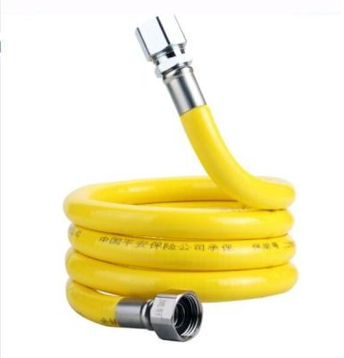 China Corrugated KONCH Gas Meter Hose , 2000mm Natural Gas Cooker Hose for sale