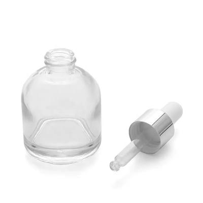 China Non Spill​ Foundation Glass Bottle 18mm Amber Dropper Bottles for sale