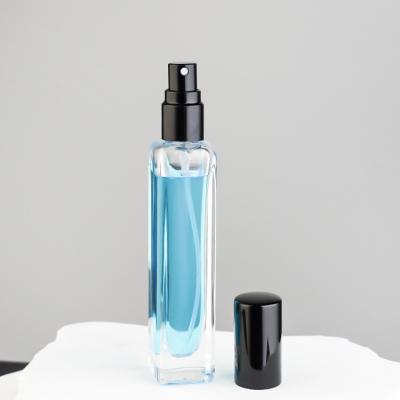 China 20ml Shiny Perfume Spray Bottle With Black Cap screw pump for sale