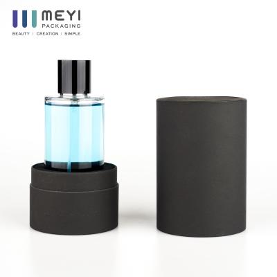 China Luxury Perfume Glass Bottle 100ml With Magnetic Cap And Manual Box for sale
