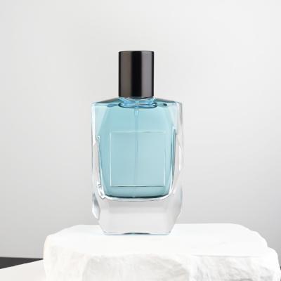 中国 Packaging Free Sample Perfume Vial Bottle Square 100Ml Glass 販売のため