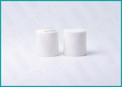 China Plastic White Disc Top 24/410 Dispensing Cap For Bath Liquid / Body Wash for sale
