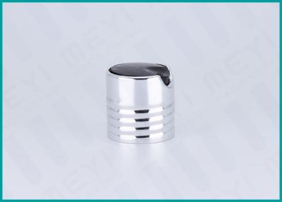China Shiny Silver Aluminum Screw Disc Top Cap 28/410 For Hand Washing Products for sale
