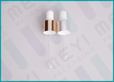 China 18/415 dropper cosmético del aceite esencial con el casquillo de aluminio de anodización del dropper en venta
