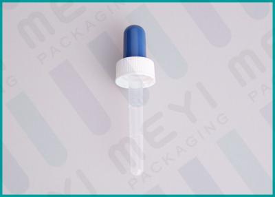 China 20/400 dropper plástico de la medicina con el pezón del PVC y la pipeta azules del plástico en venta
