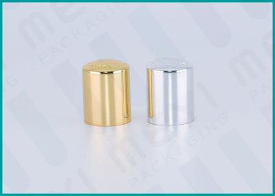 China Gold / Silver Aluminum Cosmetic Bottle Caps For Luxury Perfume Bottle for sale