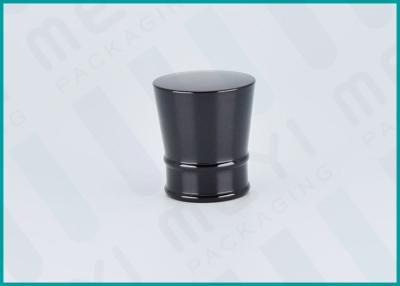 China Special Shape Multi - Size Black Plastic Caps For Cylinder Perfume Bottle for sale