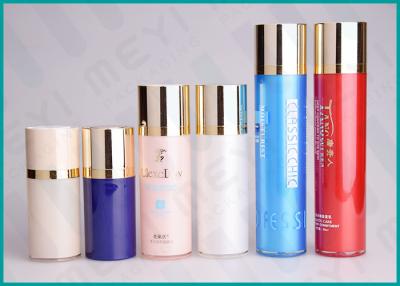 China 15ml 30ml 50ml AS Airless Pump Bottle With Golden Airless Pump Up - Down System for sale