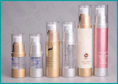 China 15ml 30ml 50ml AS Airless Lotion Pump Bottles Easy Open For Cosmetics for sale