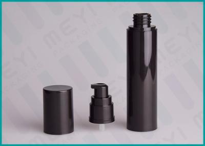 China 50ml Black PP Double Layers Airless Pump Container for sale