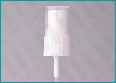 China White Ribbed 20/410 Fine Mist Sprayer / Non Spill Perfume Spray Pump For Toner for sale