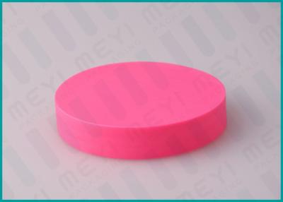 China 85mm Pink Screw Top Caps / Plastic Threaded Plastic Caps For Cosmetic Jars for sale