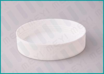 China 95mm White PP Plastic Screw Caps , Plastic Canning Jar Lids For Cosmetic Containers for sale
