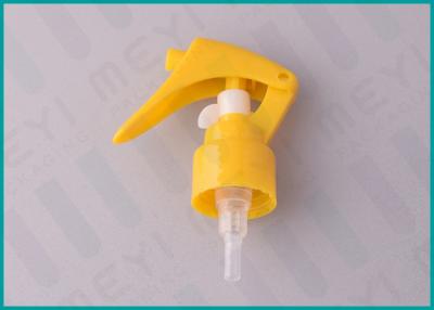 Κίνα αντλία ψεκασμού ώθησης 24mm κίτρινη πλαστική για τα καθαρότερα μπουκάλια αντλιών ώθησης προς πώληση