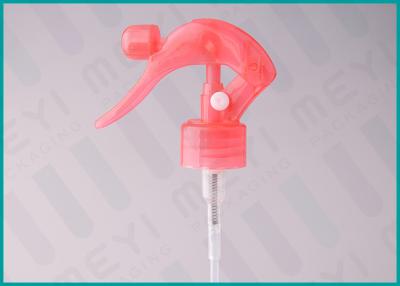 China Rote Triggerspray-Pumpe, 24/410 Wasser-Handtriggersprüher für kosmetische Flaschen zu verkaufen