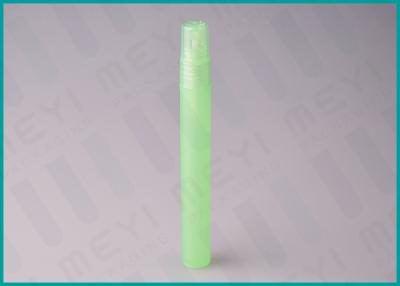 China garrafa de perfume do bolso do verde 15ml que empacota o pulverizador de perfume plástico do tamanho do curso  à venda