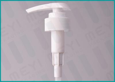China 33mm Ribbed PP Soap Dispenser Replacement Pump , Plastic Pump Shampoo Dispenser for sale