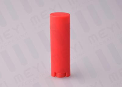 Chine 4.5g nettoient les tubes rouges de lustre de lèvre avec le revêtement UV de couleur et l'estampillage chaud à vendre