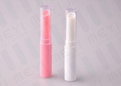 China 4g Colorful Plastic Round Lip Balm Tubes , Lip Balm Containers For Cosmetic for sale