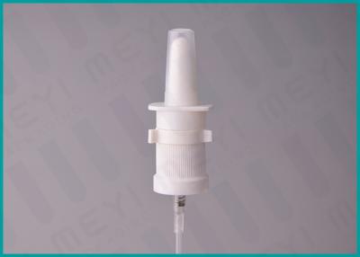 China 18/415 White Nasal Plastic Spray Pump , Pharmaceutical Pump Mister Sprayer for sale