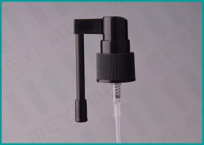 China 24/410 Black Oral Spray Pump For Antibacterial Throat Spray / Pharmaceutical Spray for sale