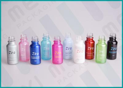 China Coloree las botellas de cristal revestidas del dropper 15ml/las botellas vacías del dropper para el E-líquido en venta