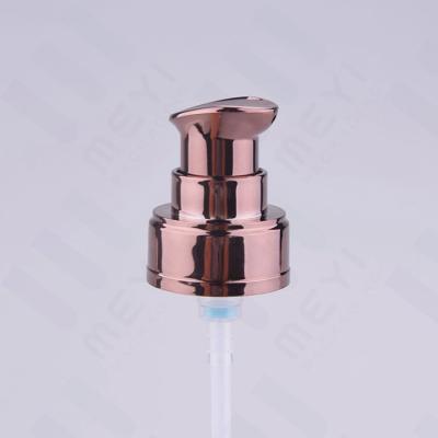 Chine 20/400 pompe crème en plastique en bronze pour la base, pompe de cosmétique de visage à vendre