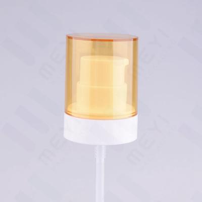 China 20/400 Outer Spring Treatment Pump For Cosmetic Cream With Yellow AS Cap for sale