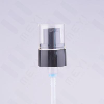 Chine Pompe en plastique noire de base de maquillage du couvercle à visser 18/410 avec COMME Dustcap à vendre