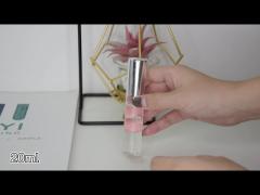 Frosted Rectangular Perfume Bottle Packaging 20ml Spray Vial